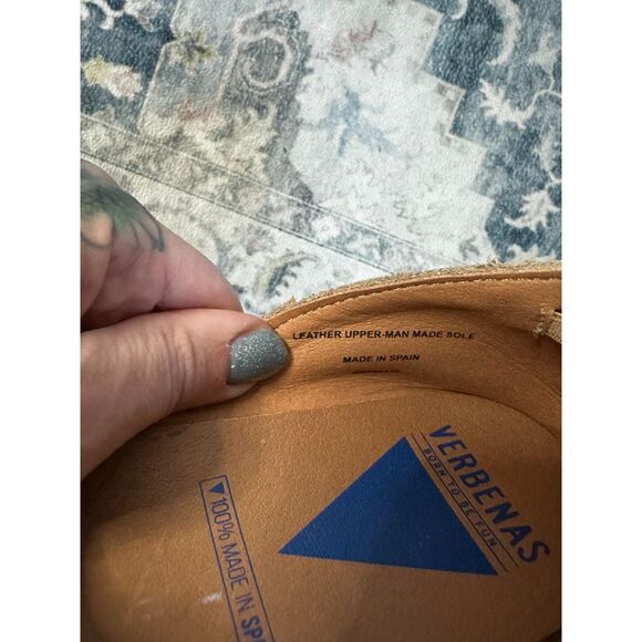 VERBENA'S Women's Carmen Brown Suede Espadrille Slip On Shoes Size 40 - Picture 10 of 12